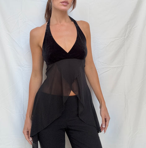 miss me velvet halter