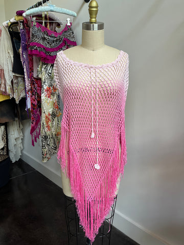 pink ombré poncho🌸