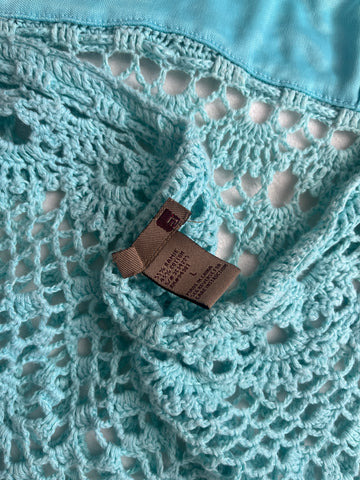 mermaid crochet halter🩵