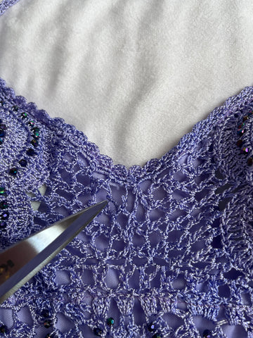 purple crochet halter💜
