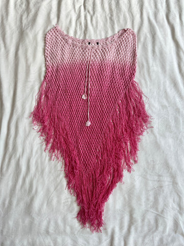 pink ombré poncho🌸