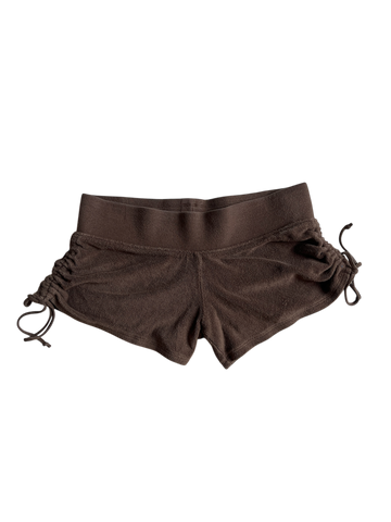 express terrycloth shorts 🤎