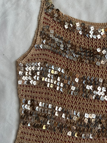 golden sequin top⭐️