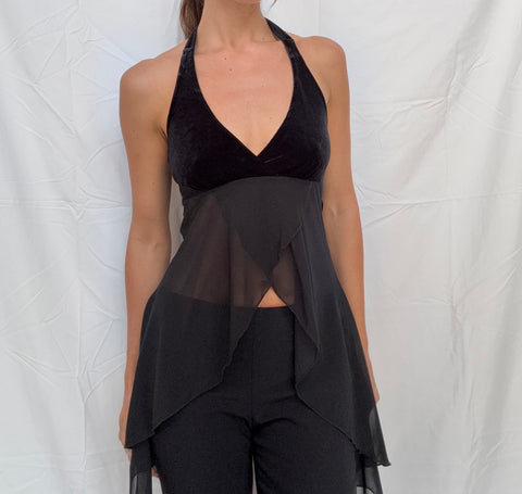 miss me velvet halter