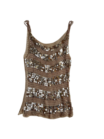 golden sequin top⭐️