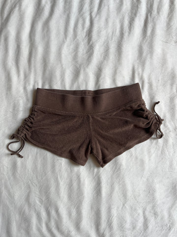express terrycloth shorts 🤎