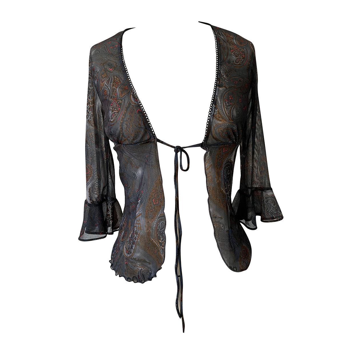 mesh tie top