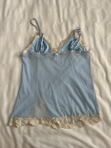 babydoll blue cami