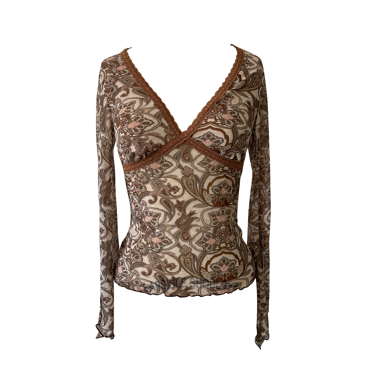 wet seal mesh top