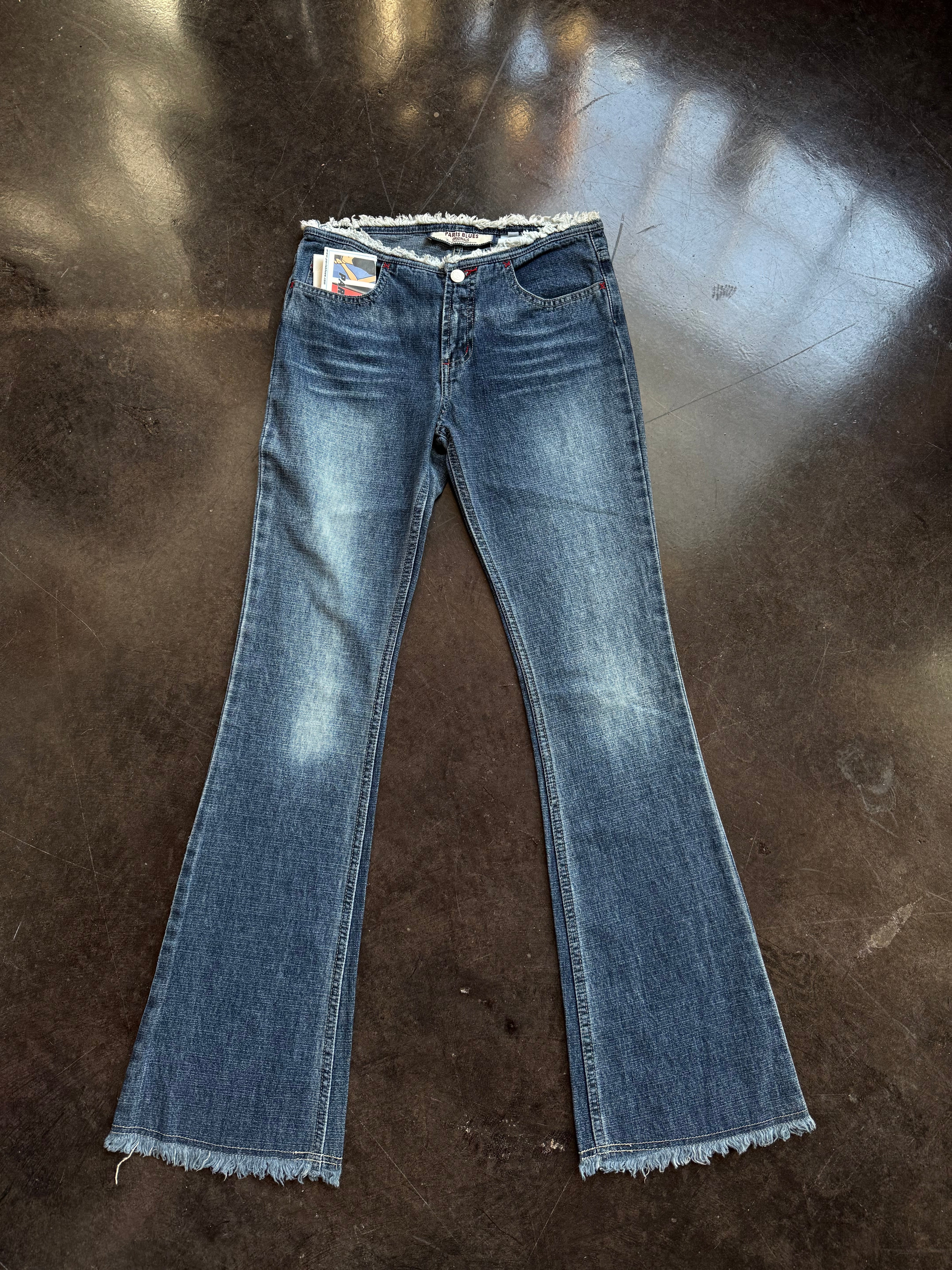 y2k distressed jeans