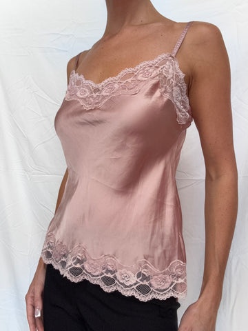 pink beaded cami