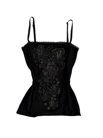 black floral cami🖤