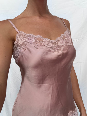 pink beaded cami