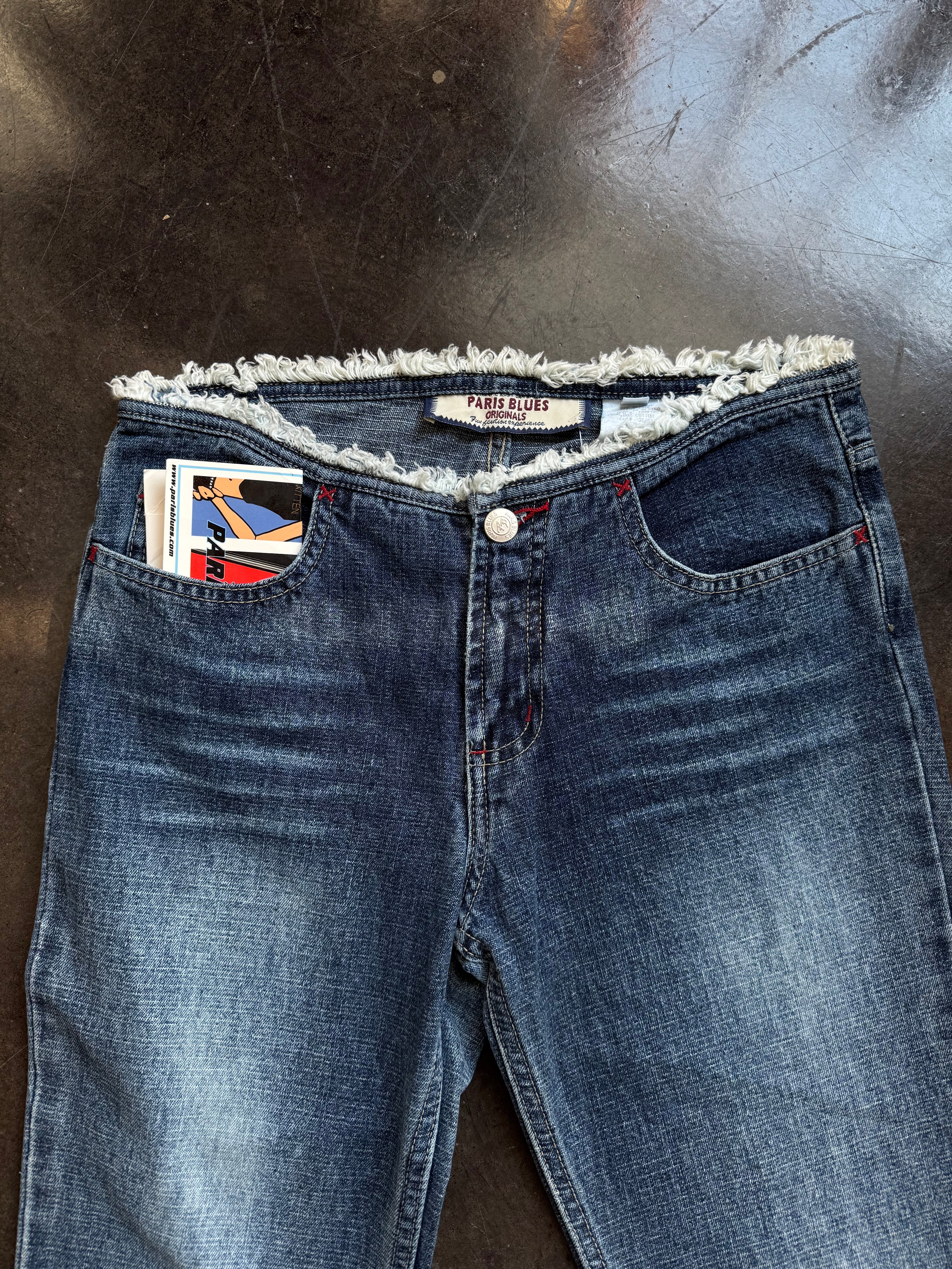 y2k distressed jeans