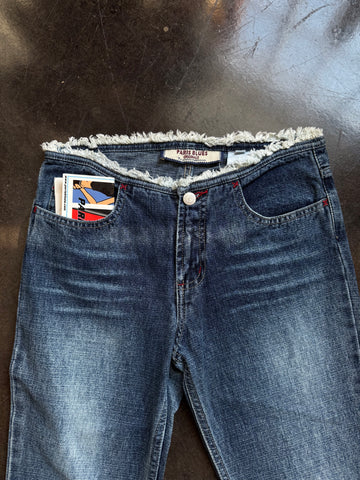 y2k distressed jeans