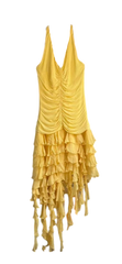 lemon drop halter dress