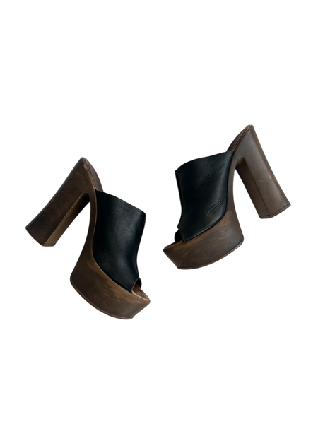 leather heels