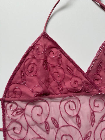 beaded passport halter