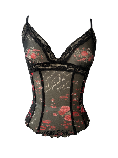 floral euro cami