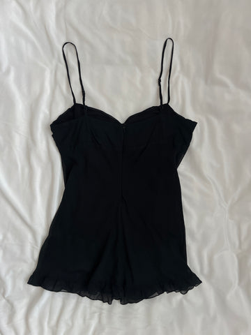 midnight silk cami