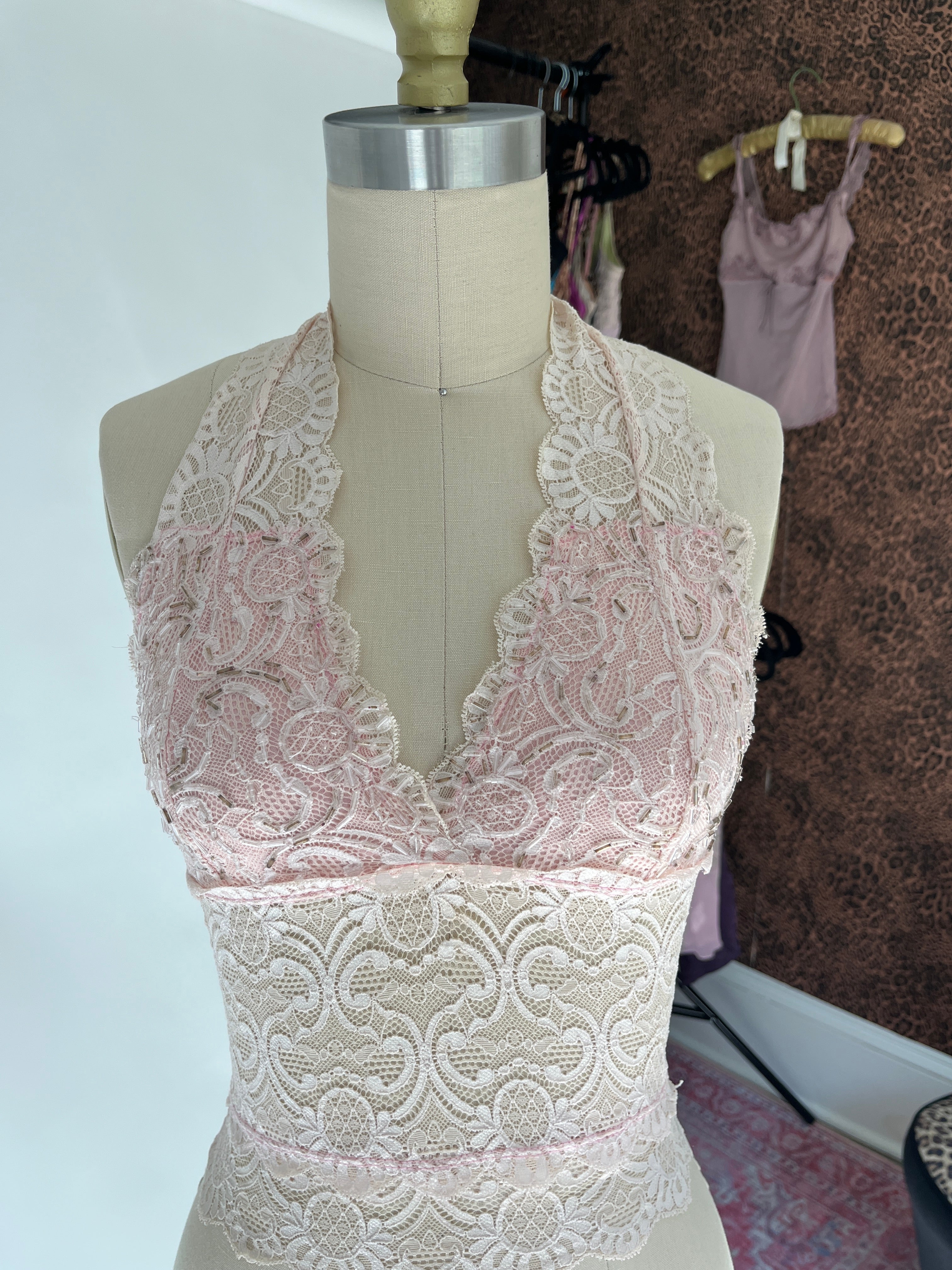LACE HALTER