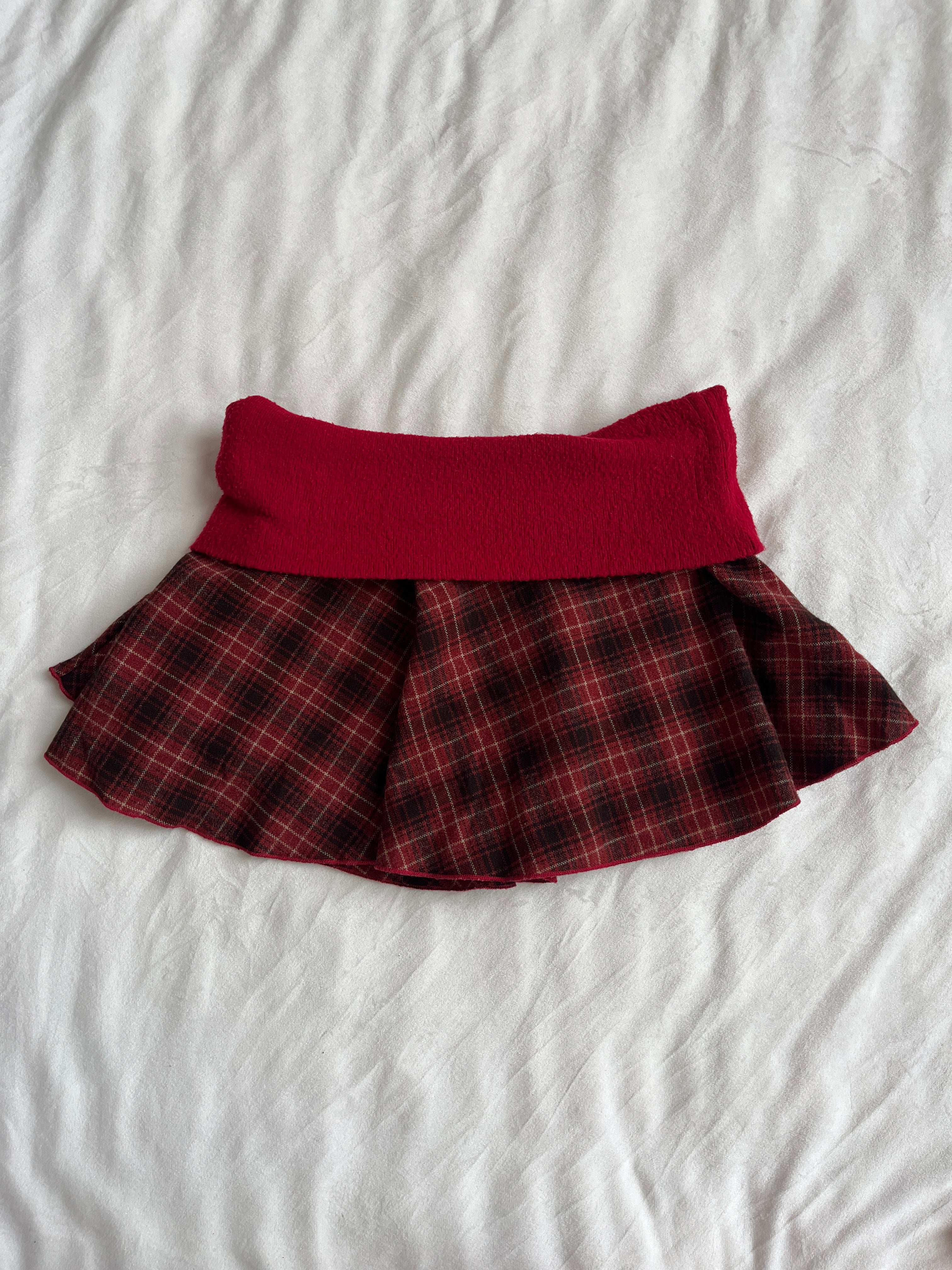 plaid foldover mini❣️