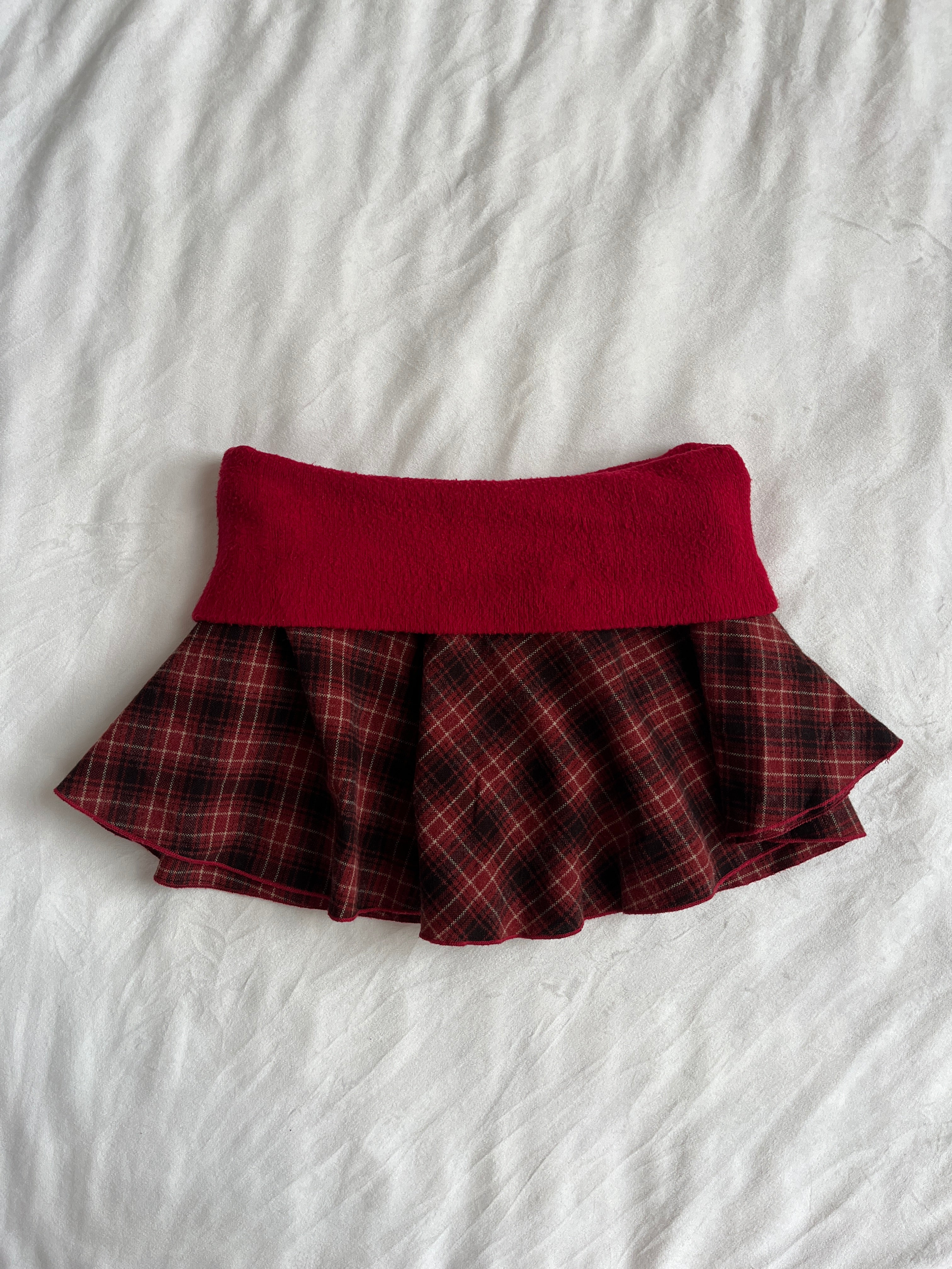 plaid foldover mini❣️