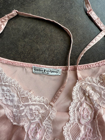 pink beaded cami