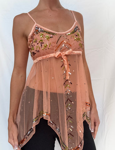 beaded baby doll top