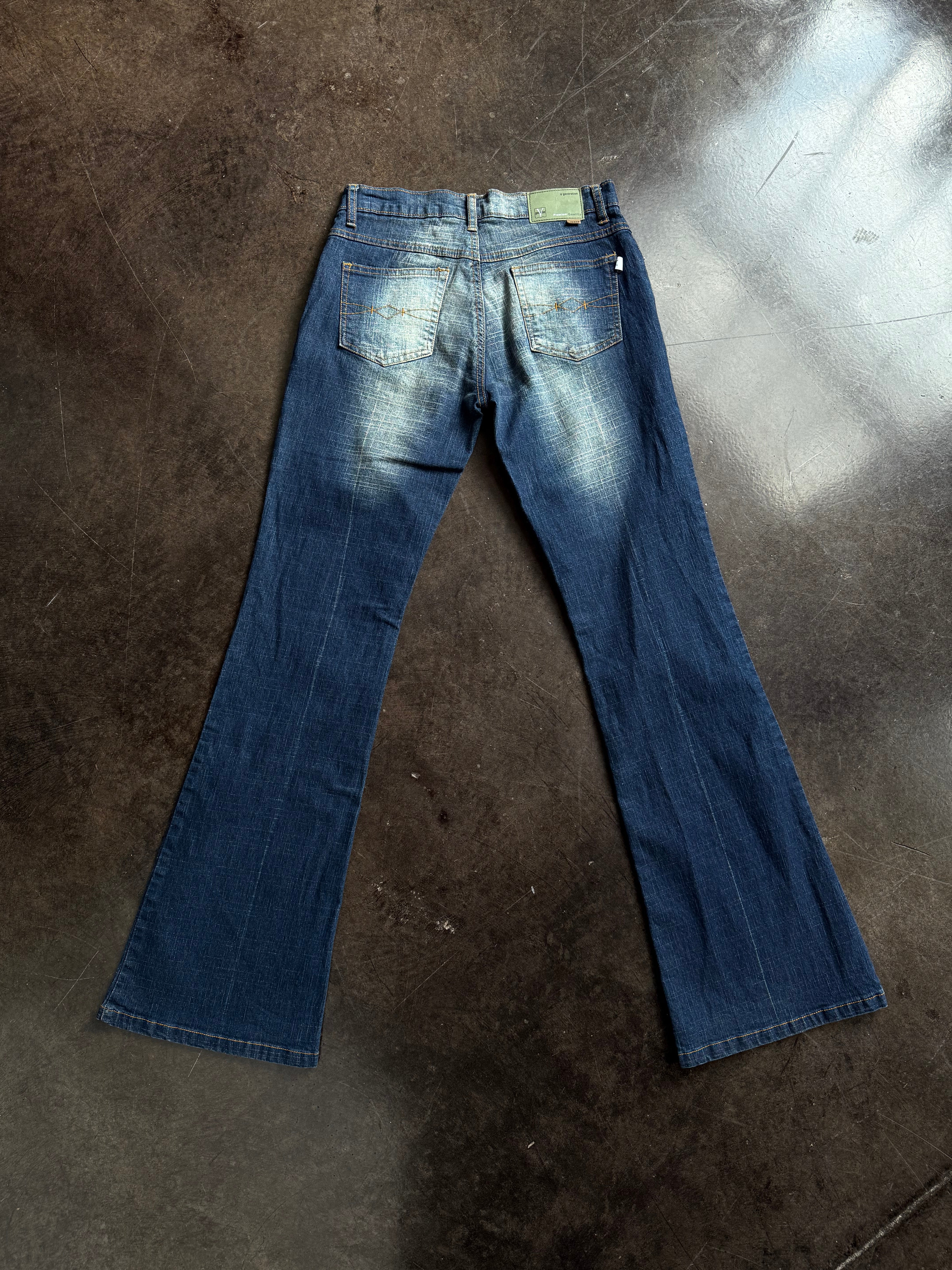 y2k faded jeans