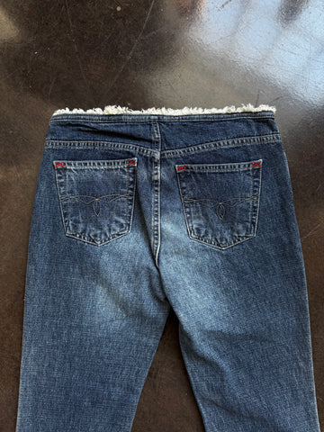 y2k distressed jeans