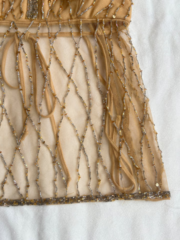 gold beaded halter✨