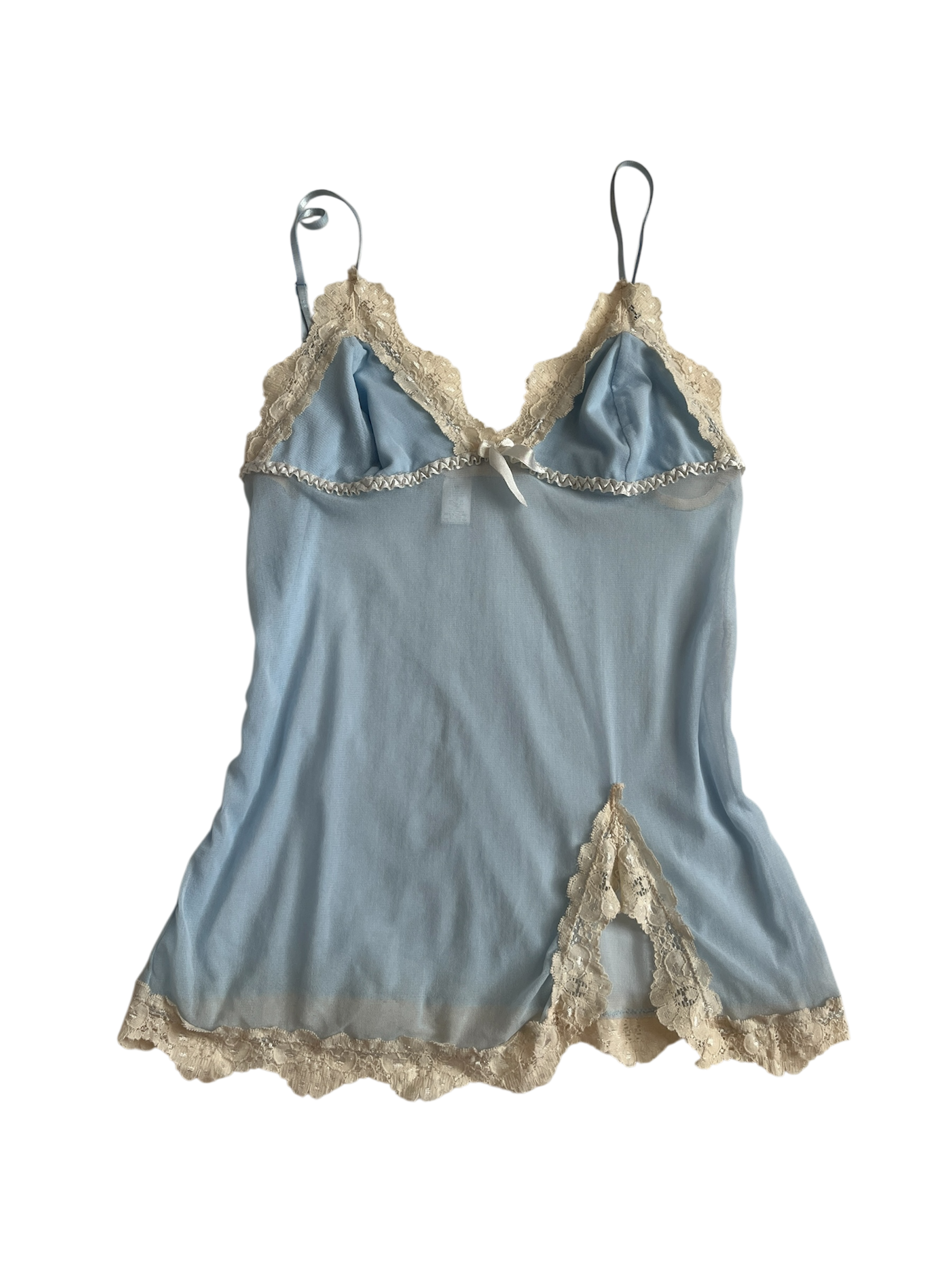 babydoll blue cami