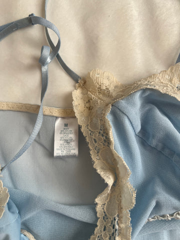 babydoll blue cami