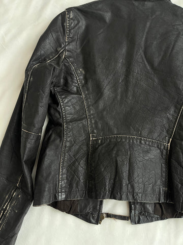 guess leather jacket