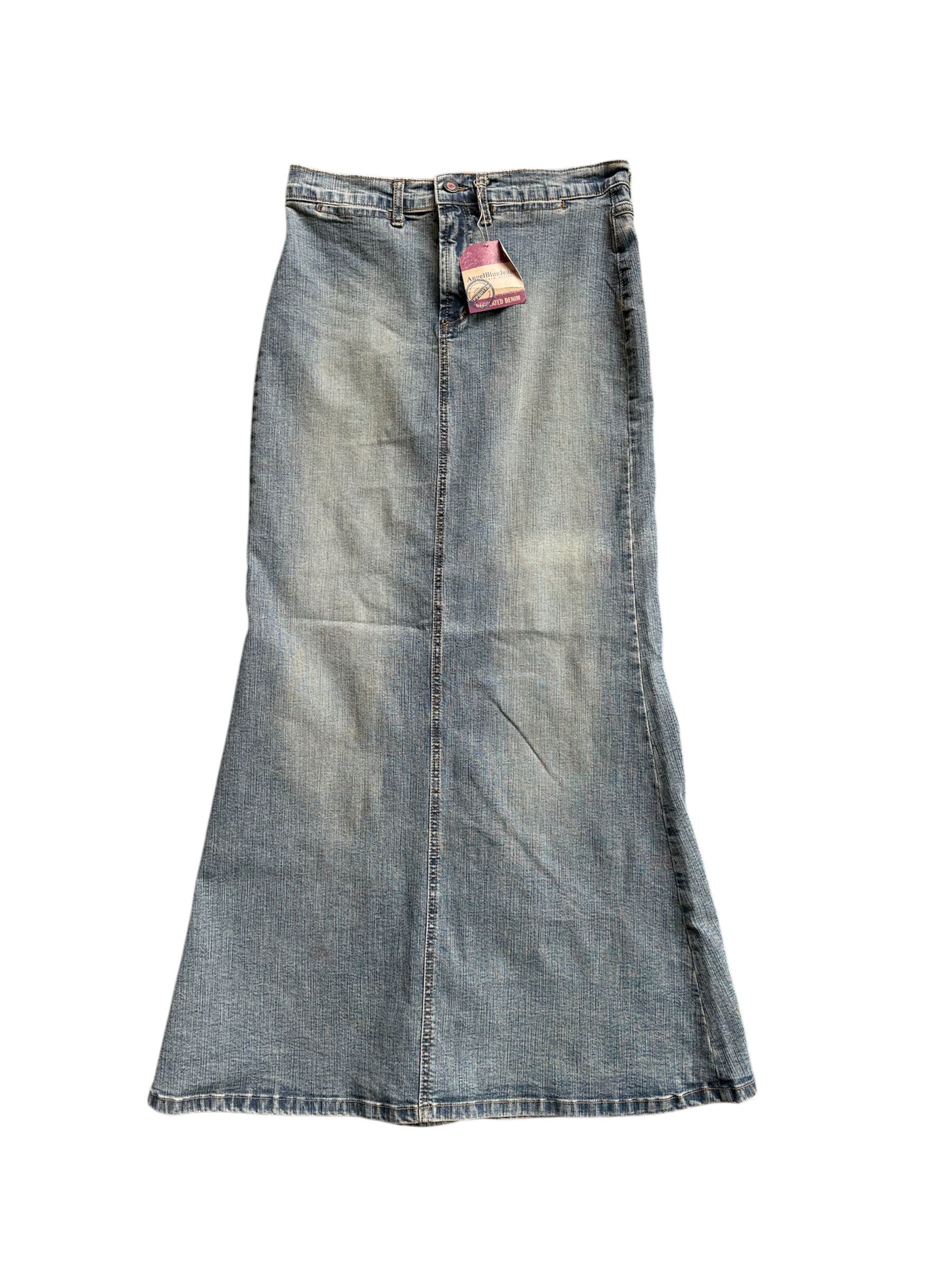 denim maxi skirt