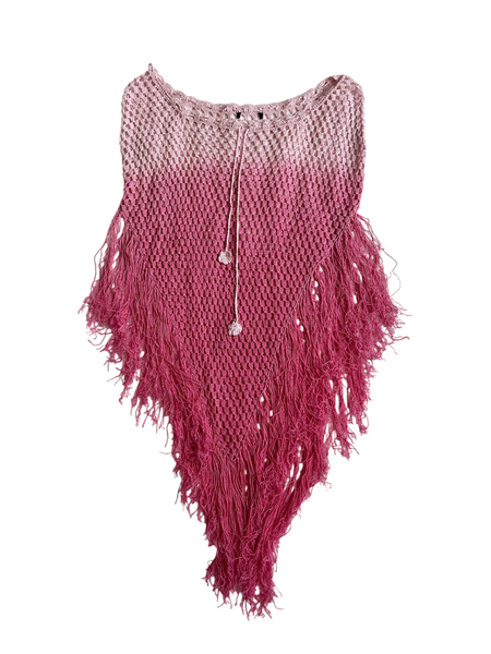 pink ombré poncho🌸