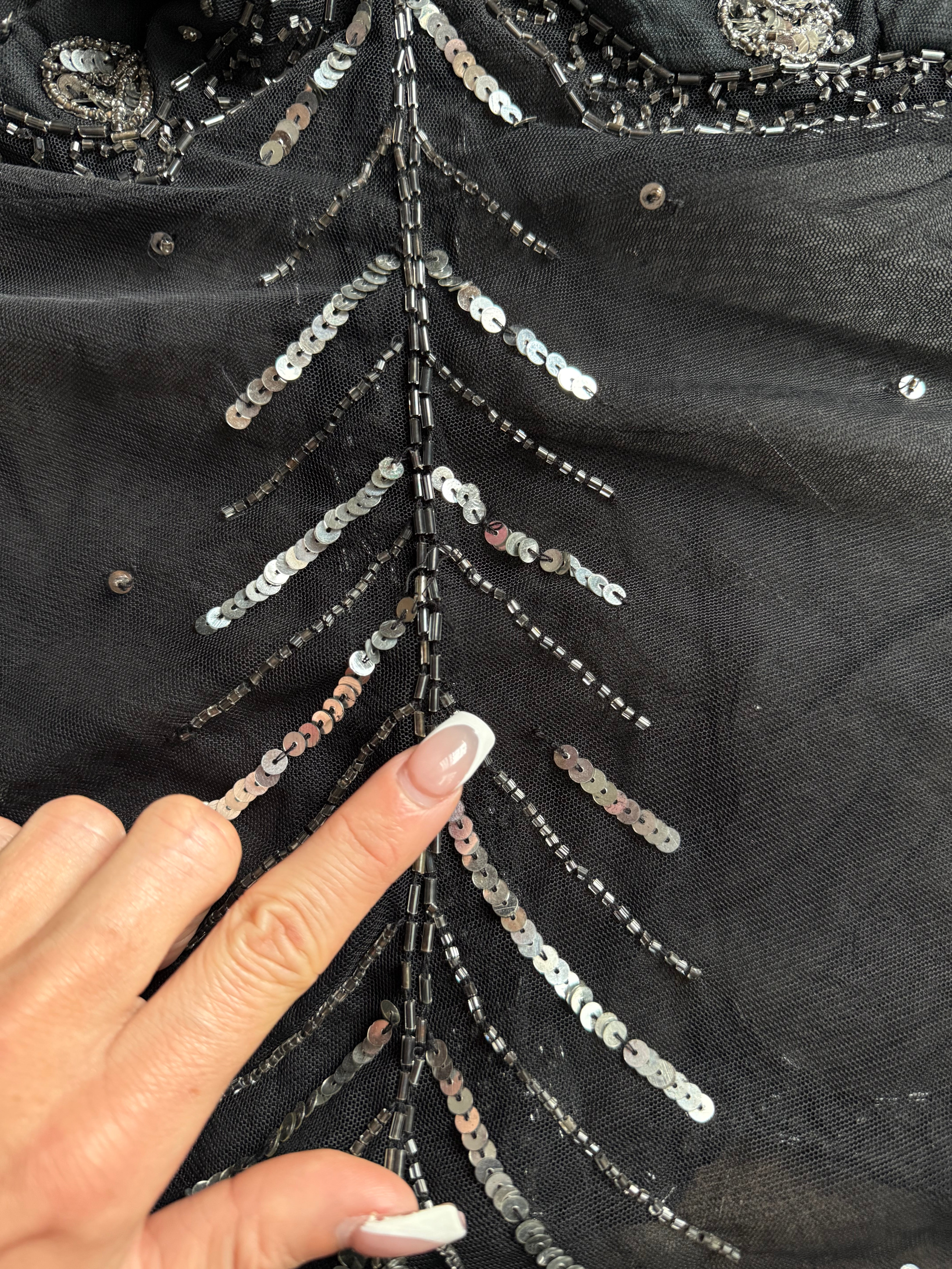 euro beaded top