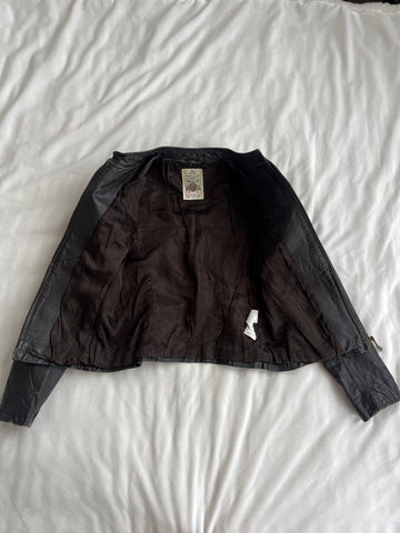 guess leather jacket