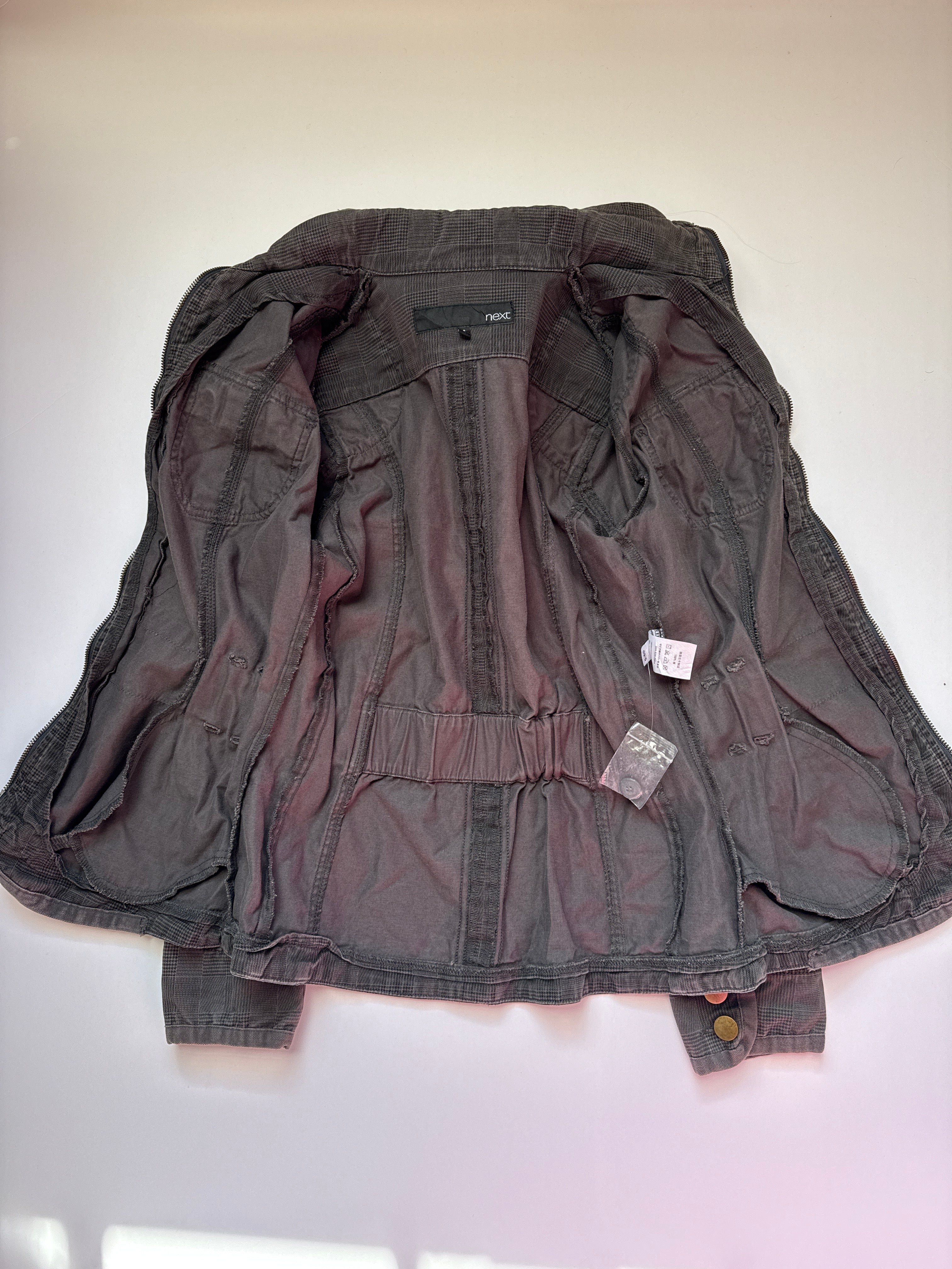 plaid euro jacket