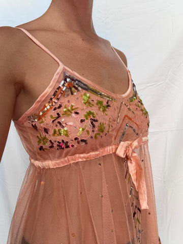 beaded baby doll top