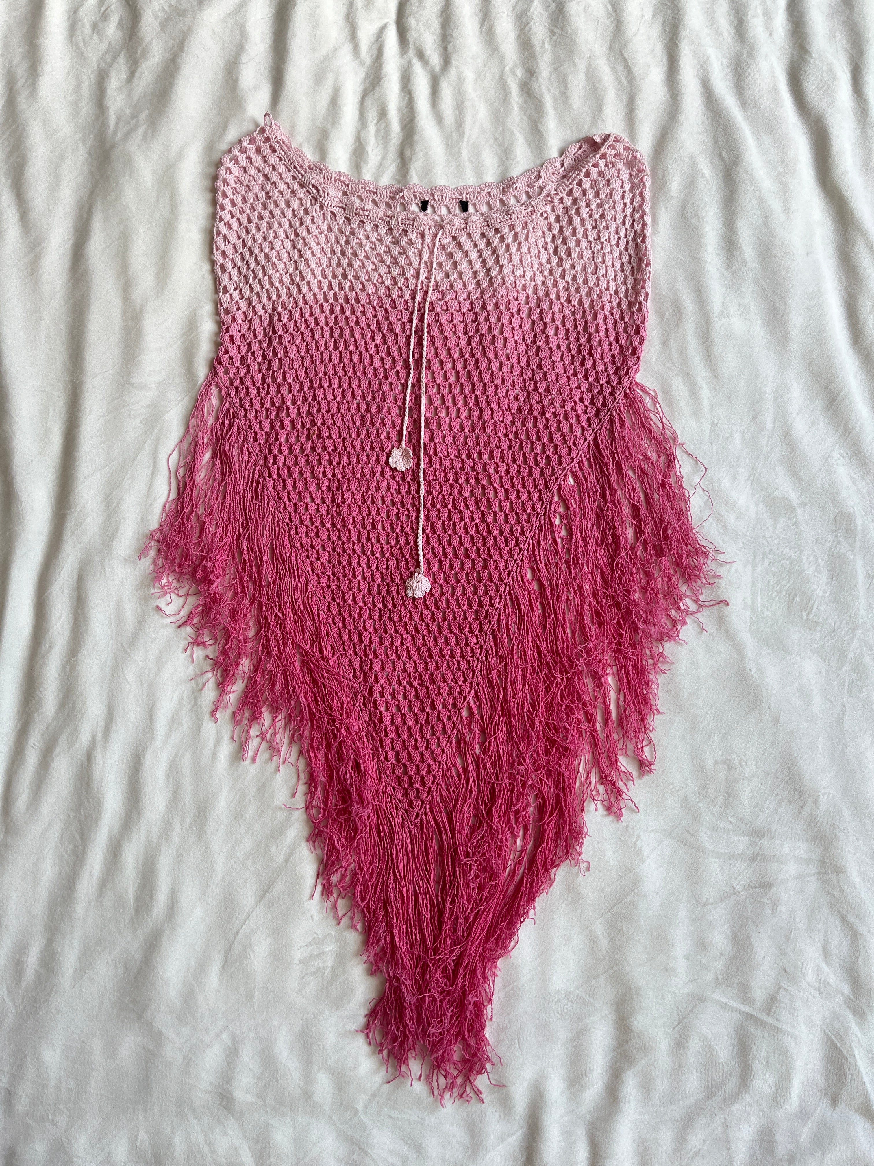 pink ombré poncho🌸
