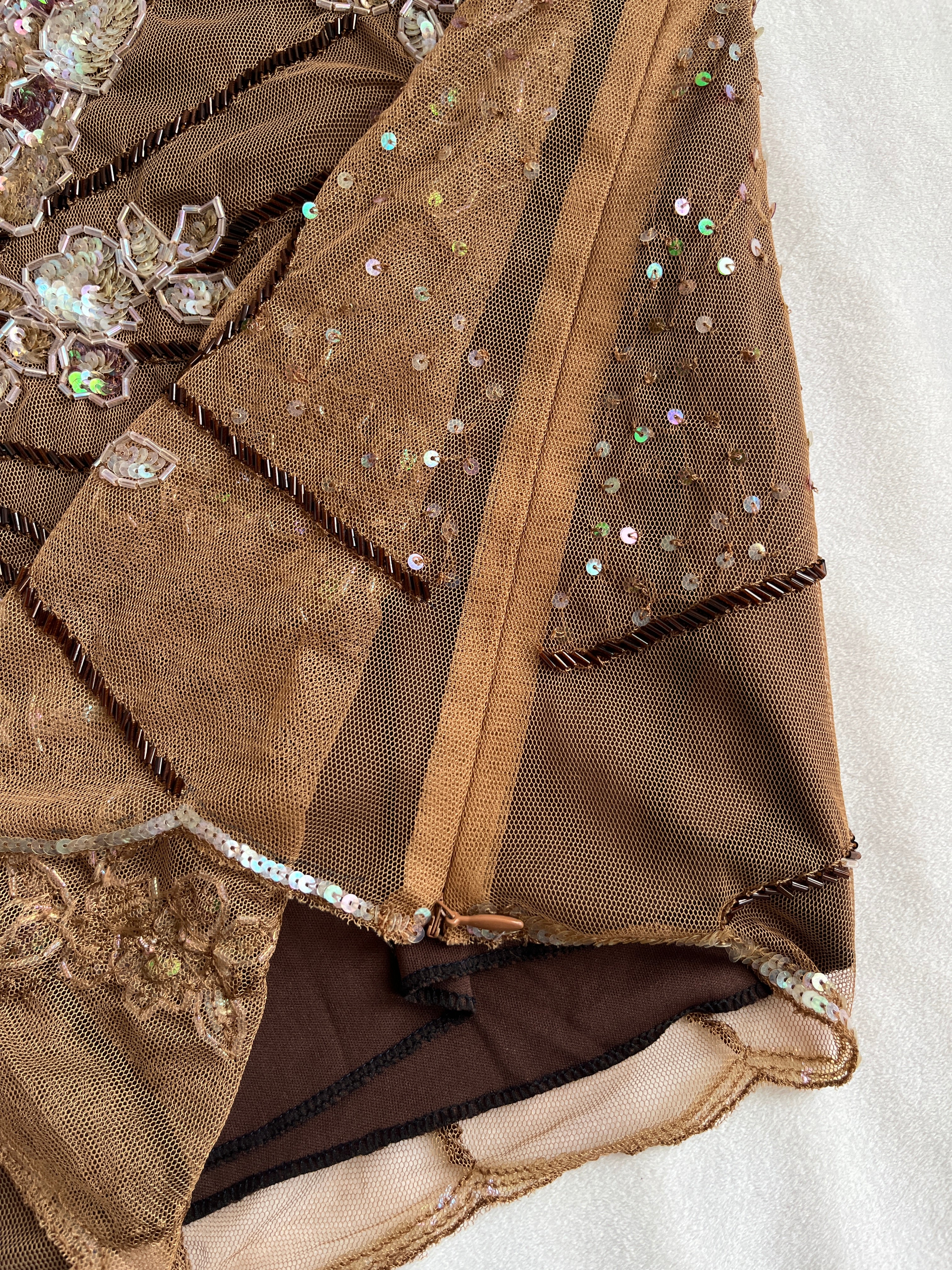 butterfly sequin top