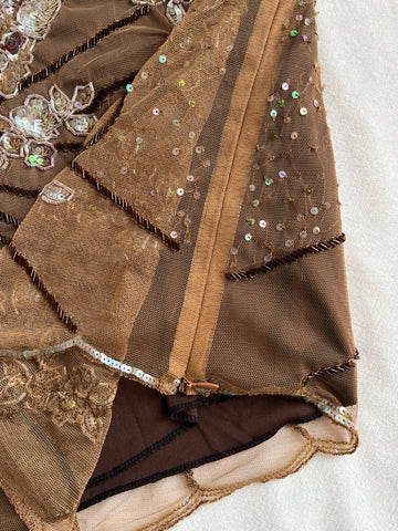 butterfly sequin top