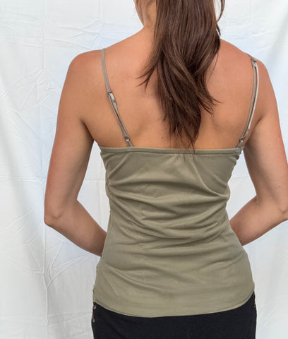 green beaded top