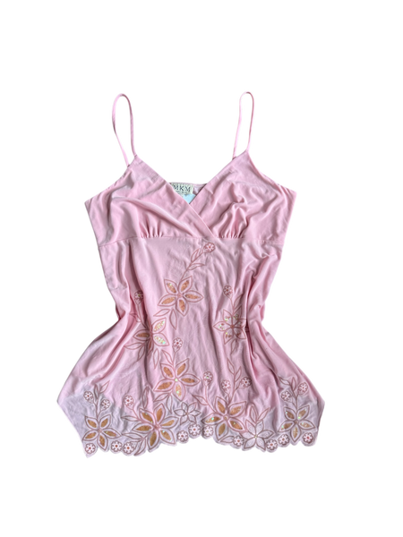 pink baby doll top