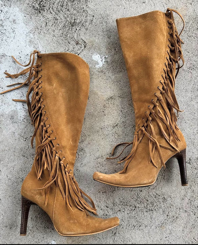 fringe boots