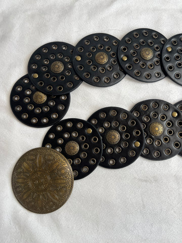 black medallion belt 🖤