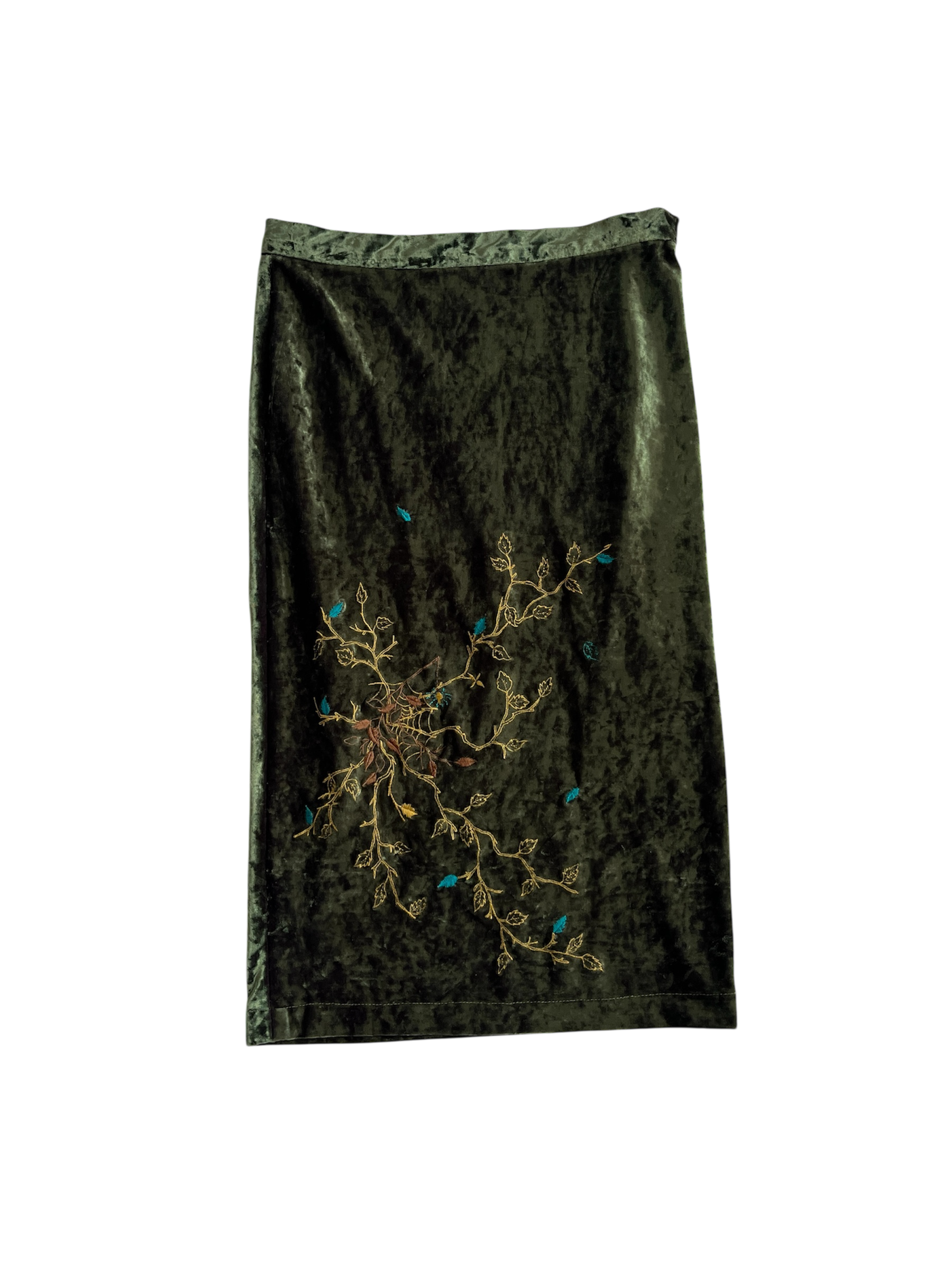 forest velvet midi