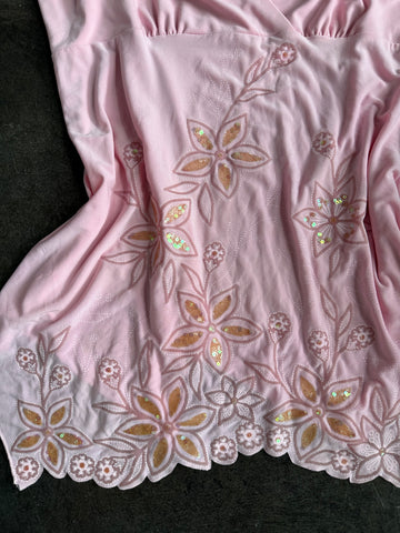 pink baby doll top